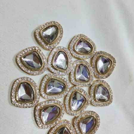 Indian imported kundan stones with holes